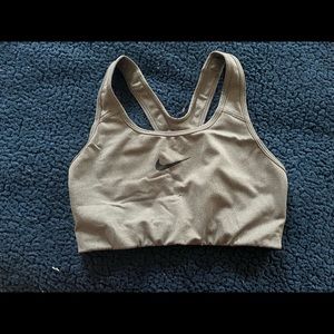 Nike Dri-Fit Sports Bra, Grey, Size M